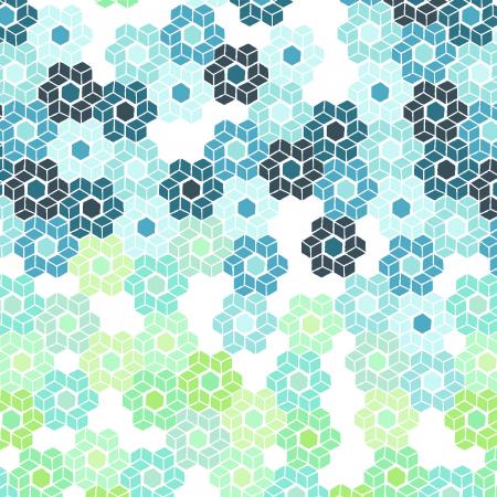 Cotton+Steel Basics - A Day Away - Hexie Party - Splash Fabric