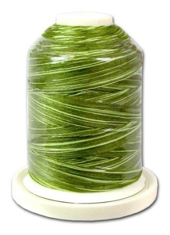 Signature Variegated Thread - 700 Yards - Cotton - 40 Weight - 084 Limy Greens