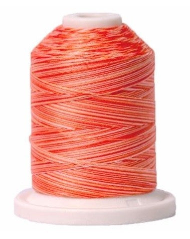 Signature Variegated Thread - 700 Yards - Cotton - 40 Weight - 261 Orange Craze