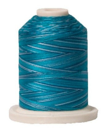 Signature Variegated Thread - 700 Yards - Cotton - 40 Weight - 258 Dreamy Blues