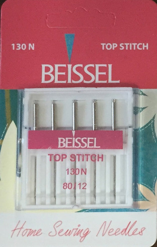 Beissel Sz 80 Top Stitch, Size 12, 5 Count - Black Rabbit Fabric